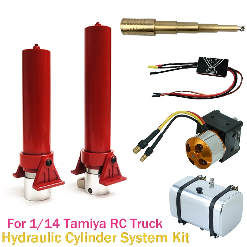 Pot D’échappement Et Réservoir En Inox Pour 1/14 Tamiya Scania 770S – Neuf