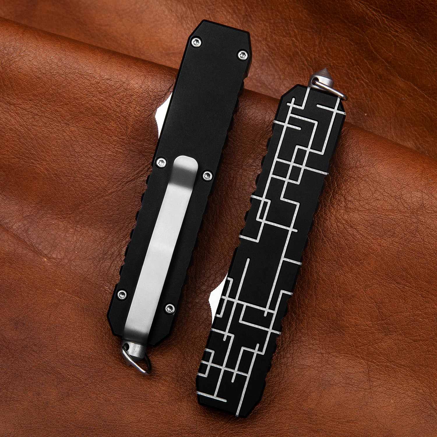 Aluminum Alloy Scalpel Outdoors Multi-tool New Cutting Knife Black EDC Best With 10pcs Surgical Blades