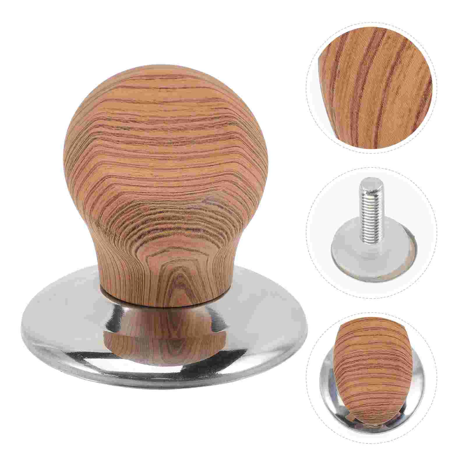 2 Pcs Lid Handle Pot Knob Kitchen Cooking Utensils Knobs Universal for Cookware Heat Resistant Handles Replacement Grip