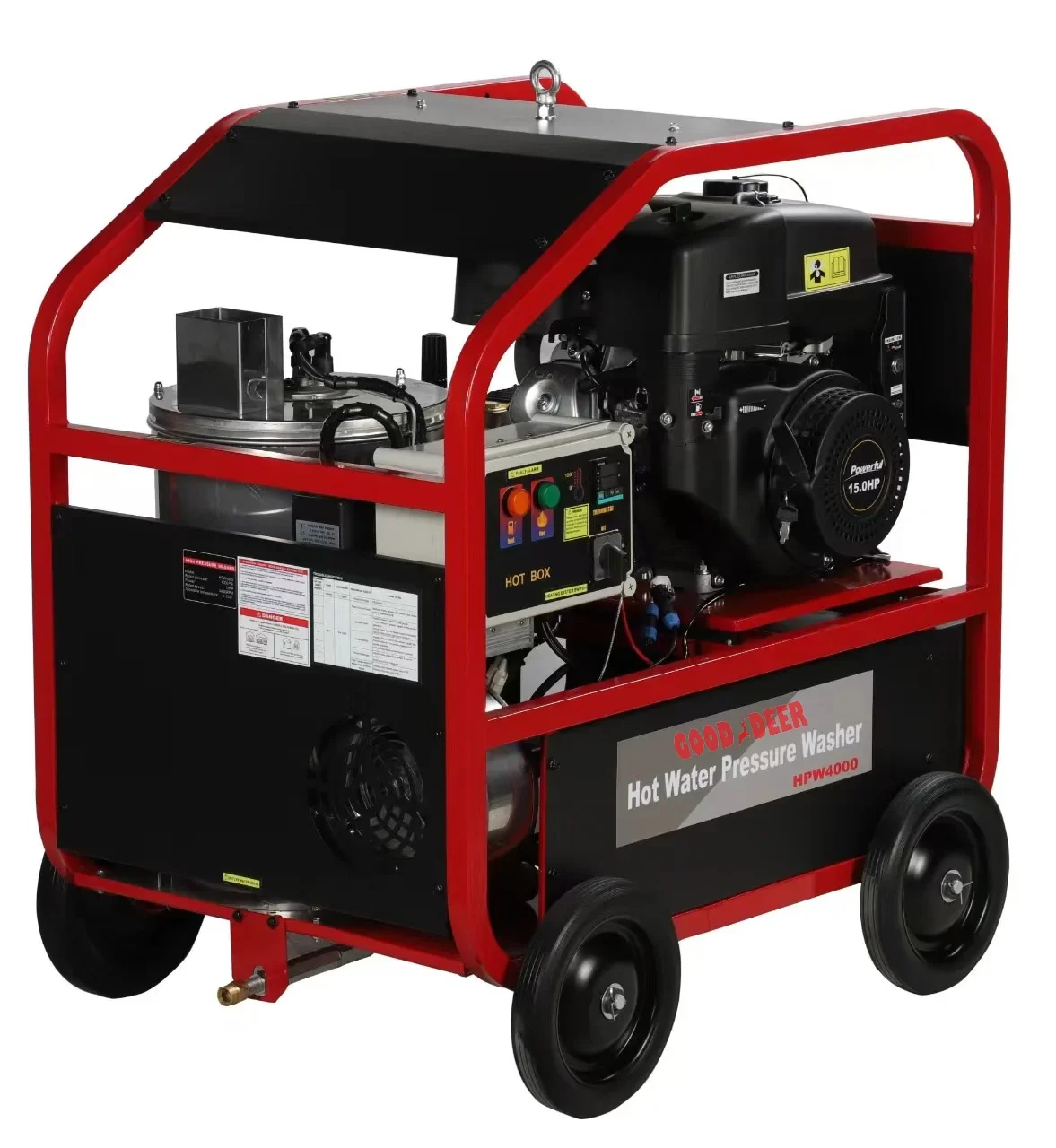 Hot Selling 4000 PSI Gasoline Hot Water Pressure Washer With Adjustable Temperature 3