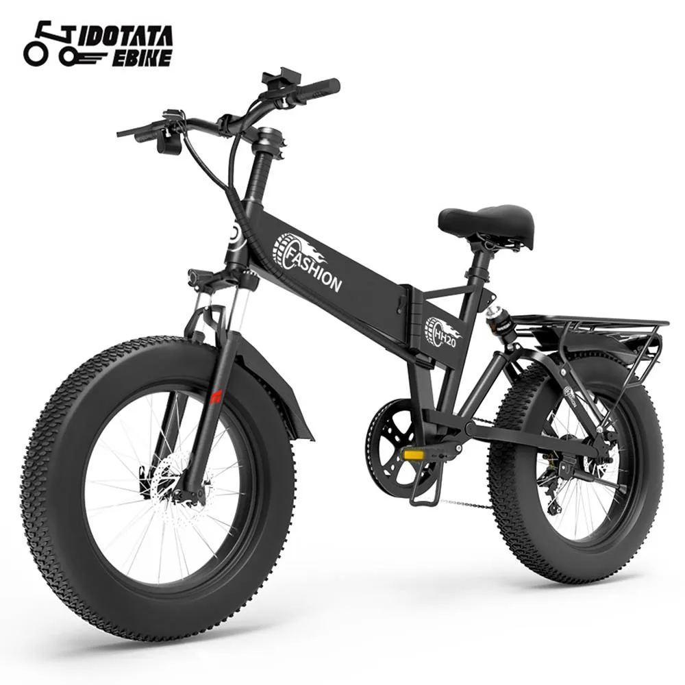 Fat Tire Folding Electric Bike 1000w Ebikes Electric Bicycles 1000w