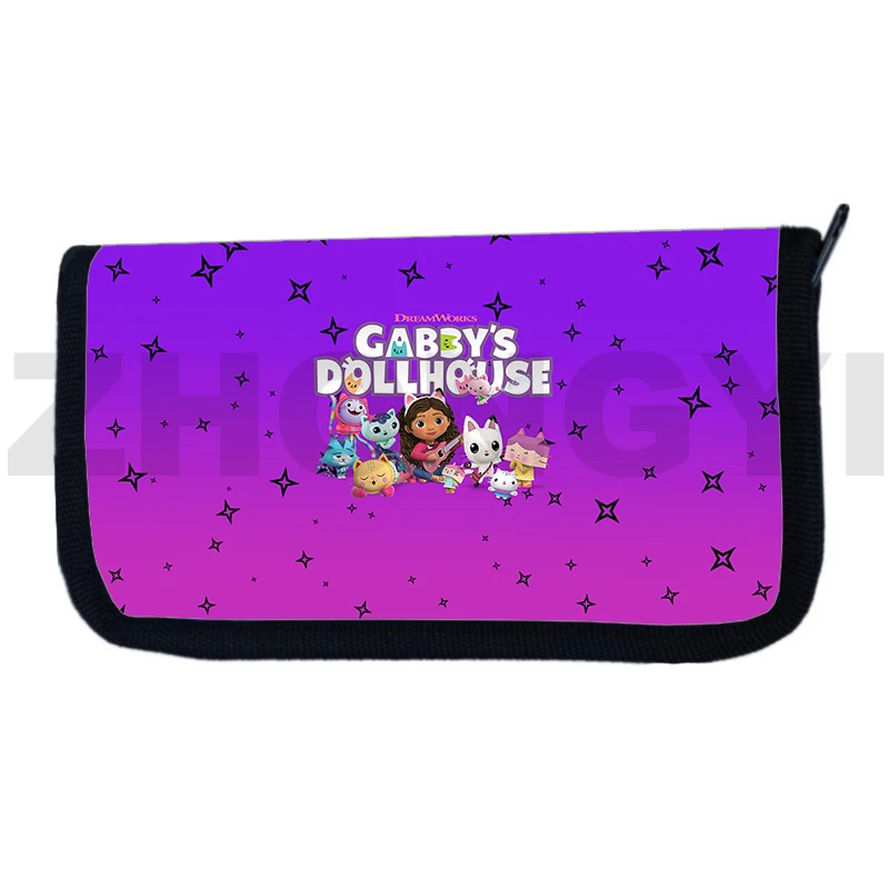

Hot Gabbys Dollhouse Wallets for Women Card Holder Lovely Cartoon Gabby's Doll House Coin Purse Clutch Money Bag Merch Cash Bags