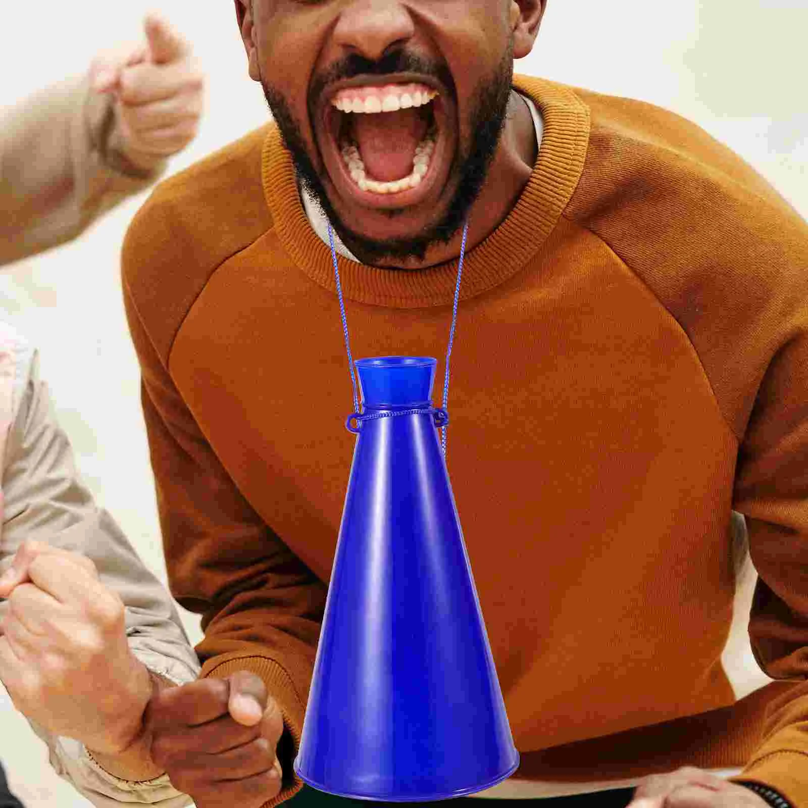 Soccer Horn Toy Party Noise Maker Cheering Small Speaker Makers Trumpet Blue Mini Megaphones Child