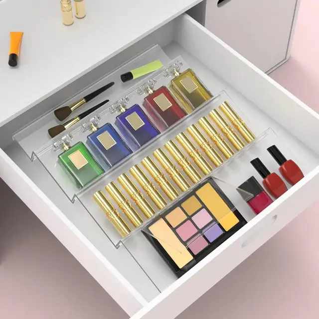 Fiók Fűszerszervező Akril Fűszeres Állvány Ferde Tároló Polc Fűszerek Só -Kiegészítők Fűszerező Állványok - Image 4