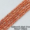5x8mm Rose Gold