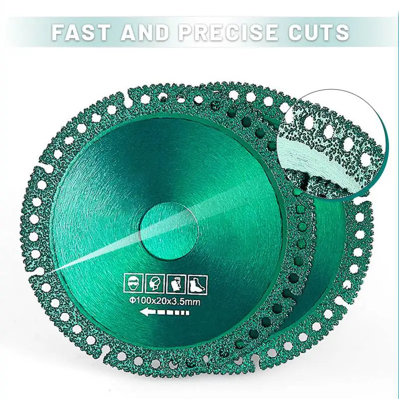 Composite Multifunctional Cutting Saw Blade Diamond Super Hard Circular Saw Blade Metal Tile Rock Marble Pipe Wall Cutting