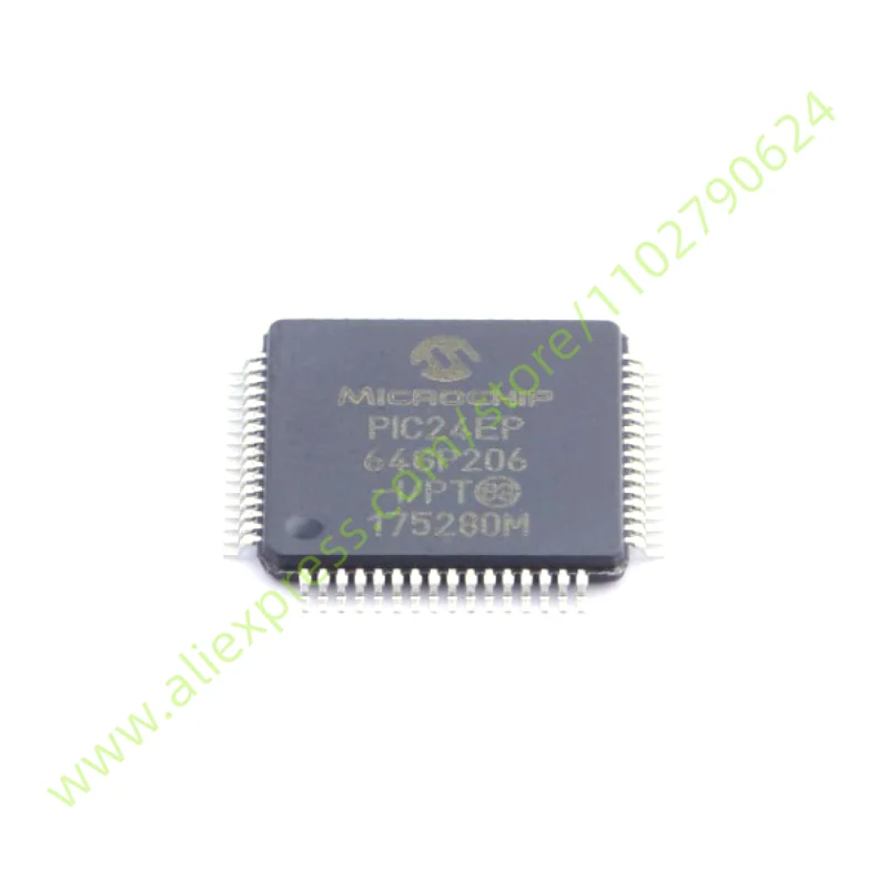 

1PCS New Original PIC24EP64GP206-I/PT 16-bit Microcontroller TQFP-64 PIC24EP64GP206
