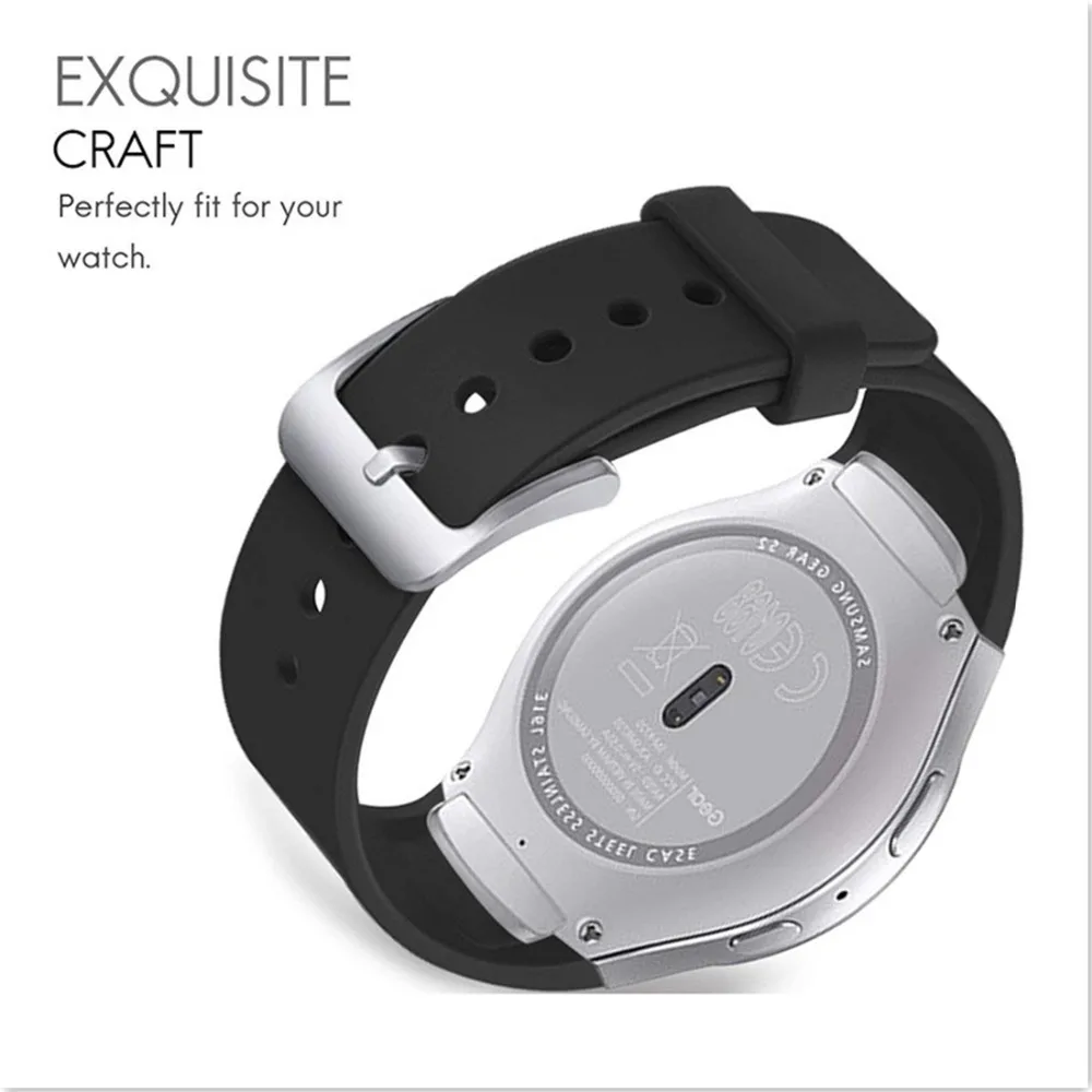 Silicone Sport Strap for Smart Watch - Durable and Comfortable Replacement Wristband
