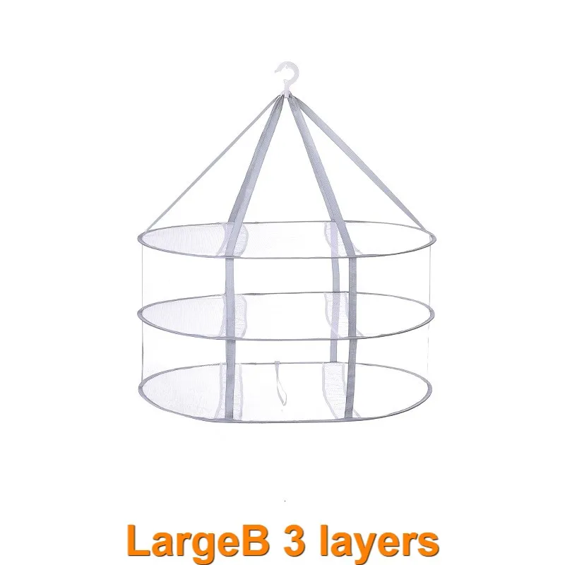 2443 Clothes basket drying net clothes flat net bag household socks drying artifact sweater special drying rack 6