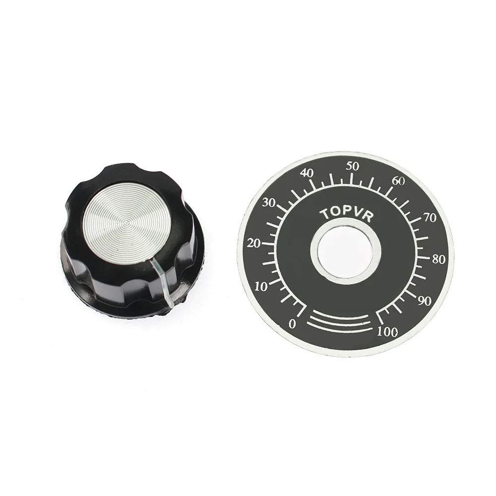 10K Multiturn Adjustable Potentiometer kit Wirewound Resistor 2W 3590S-2-103L 500 1K 2K 5K 20K 50K 100K ohm + knob cap adjustable resistor,multiturn potentiometer,potentiometer knobs,potentiometer kit