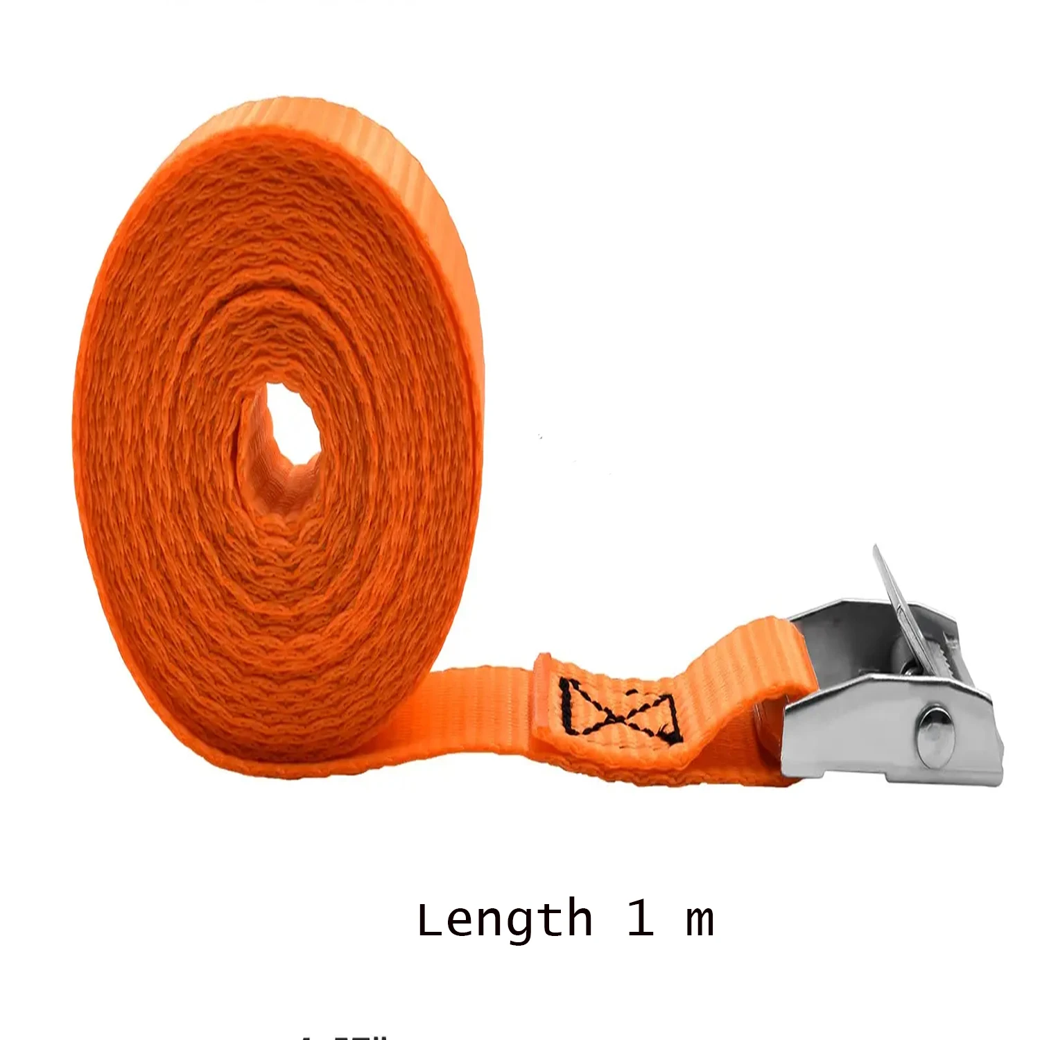 Set Of 6 Small Tie Down Straps 25 Mm 250 Kg With Clamping Lock + Velcro Strap 5 M Attachment For Bicycle Carrier, Pannier Rack, Trailer, Roof Box