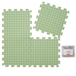 Set of 4 Ultra Thick Foam Blocking Boards - Portable and Reusable Craft Mats (With 100PCS T Pins)