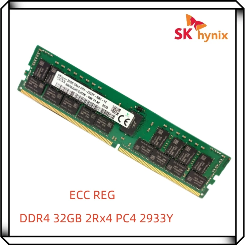 

Hynix DDR4 32GB 2933Y 2RX4 PC4 2933MHz ECC REG RDIMM RAM Server memory 32G