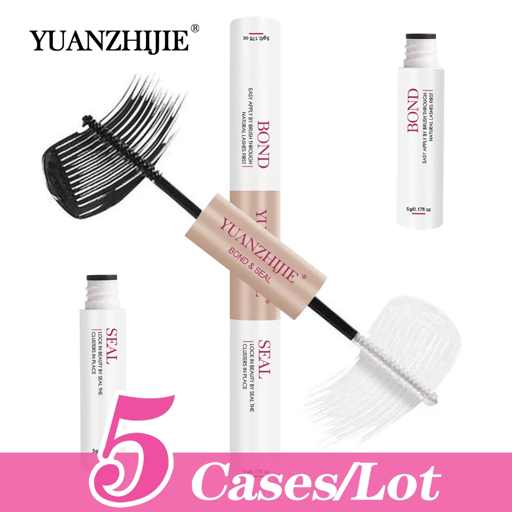 5cases/lot YUANZHIJIE Bond and Seal Glue for Eyelashes lash Lifting Easy to Operate Natural Light maquillage lashes Cilios