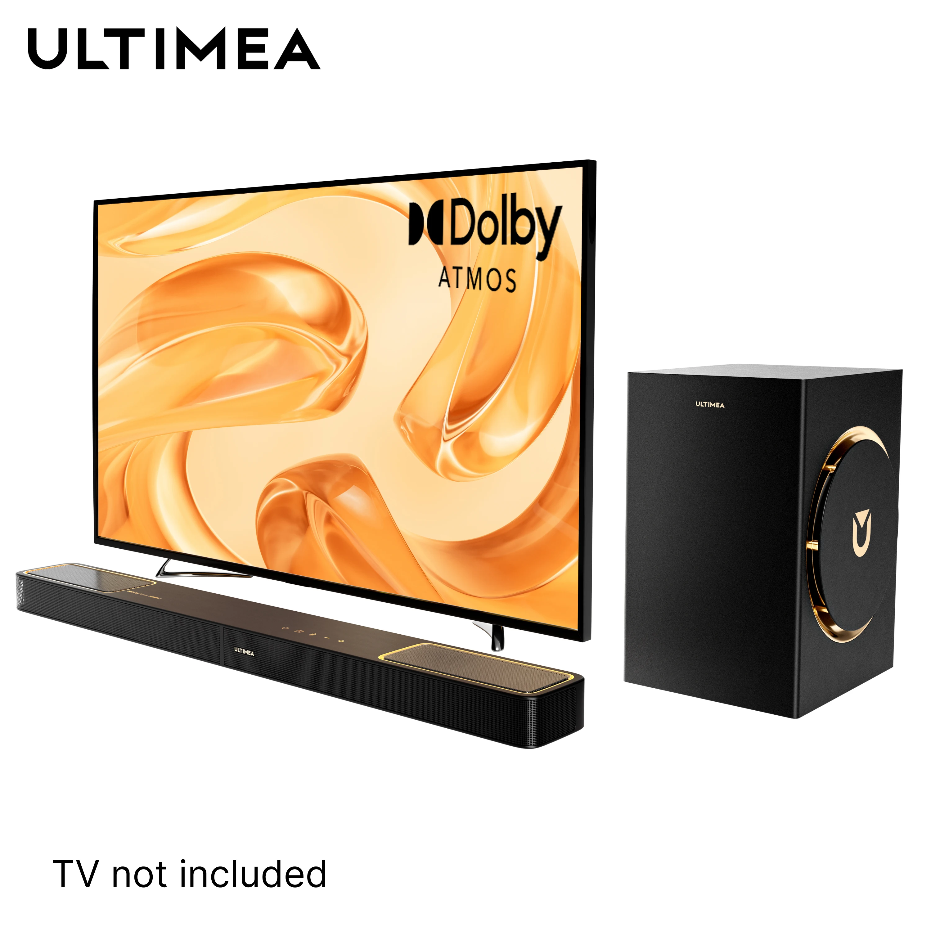 ULTIMEA 390W 3.1.2ch Soundbar met Dolby Atmos en Subwoofer Soundbar