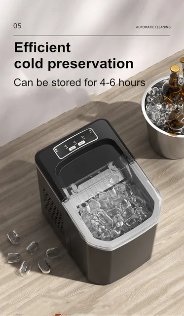 Mini Ice Maker 1.5L 15KG/24H Bullet-cylindrical Ice-making Machine 6  Minnute Fast Ice-maker for Cold Beer Coffee Ice Cube Maker - AliExpress