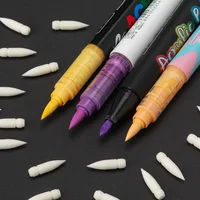Replacement Cores for Acylic Pigment GuangNa Markers Soft Dual Tips DIY for kids Painting Wood Glass Stone Art Stationery 1