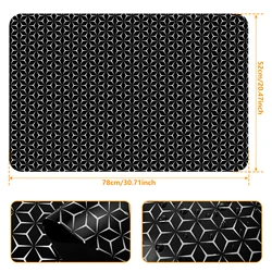Silicone Heat-Resistant Induction Cooker Mat - Durable Cooktop Protector and Kitchen Accessory - L (1PC B)