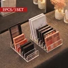 2pcs/1set Eyepowder Organizer Rack Eyeshadow Palette Storage Tray Makeup Tools Compartment Holder For Women Cosmetics Organizer 1