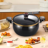 Micro-ocuiseur 1 pièce, émail mieux utilisé, nouvelle marmite à ragoût est une marmite qui cuise des aliments plus rapides, autocuiseur sûr, marmite à soupe 4