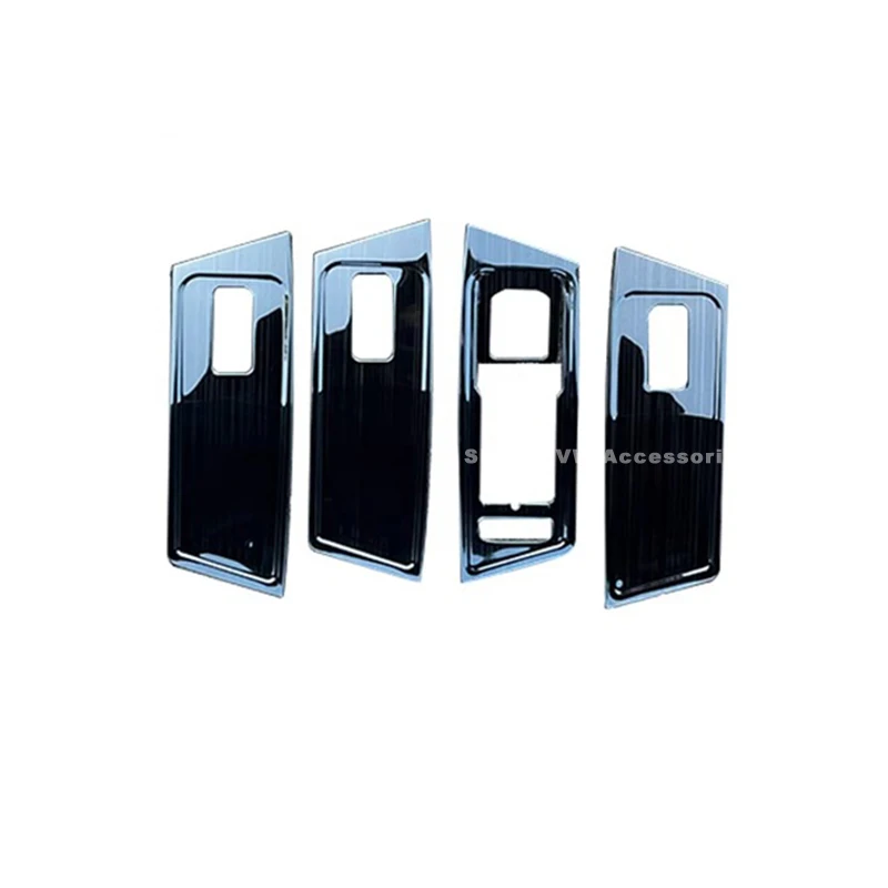 Cubierta Cromada De Botón De Elevación De Ventana Para Volkswagen T Roc 