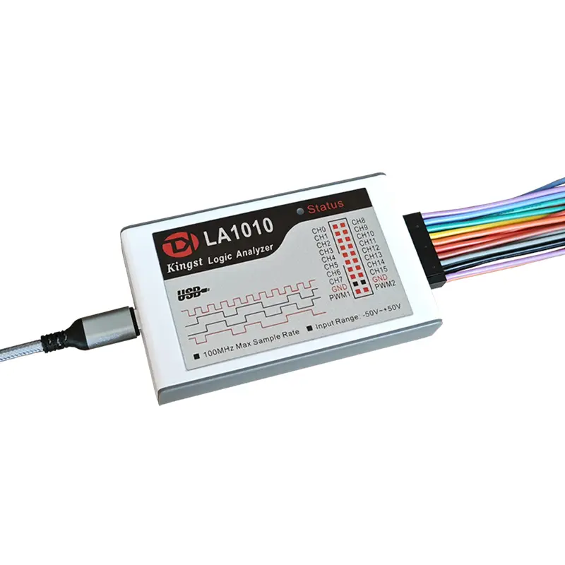 New Kingst LA1010 16CH 100MHz USB Logic Analyzer for MCU ARM FPGA Debug Tool English Software image 1