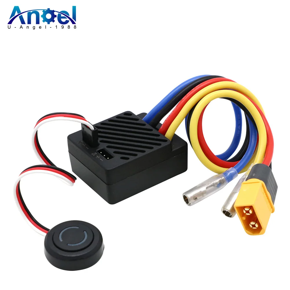 

ISDT ESC70 ESC90 WP 1080 70A 90A Waterproof ESC 2~3S Adjustable BEC Phone Control 540/550 Brushed Motor For 1/8 1/10 Car