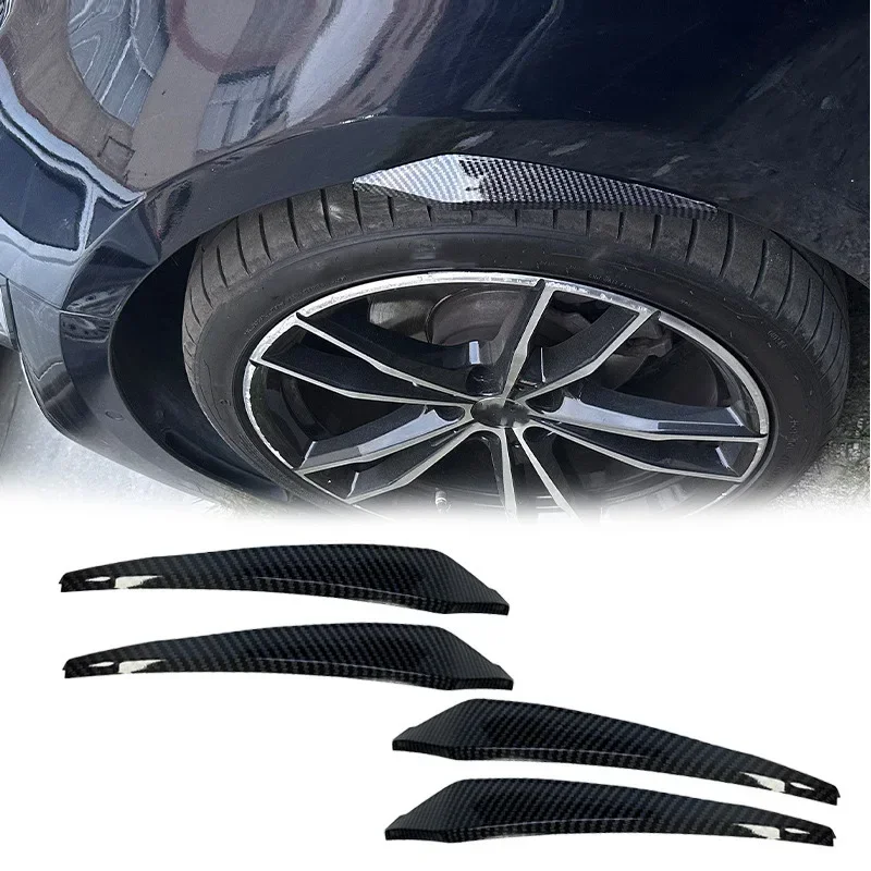 For 4PCS Car Wheel Eyebrow Bumper Fender Splash Guard For BMW 4 Series F32 F33 F36 G22 G23 G26 2014-