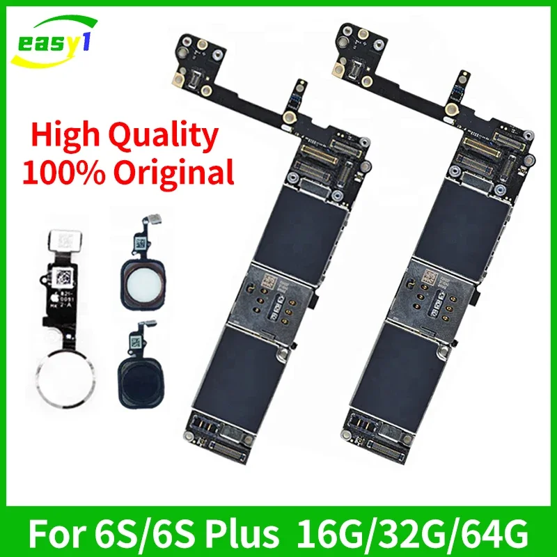 

Original IPhone 6S Plus Motherboard 16G 64G 32GB Icloud Clean Logic Mainboard