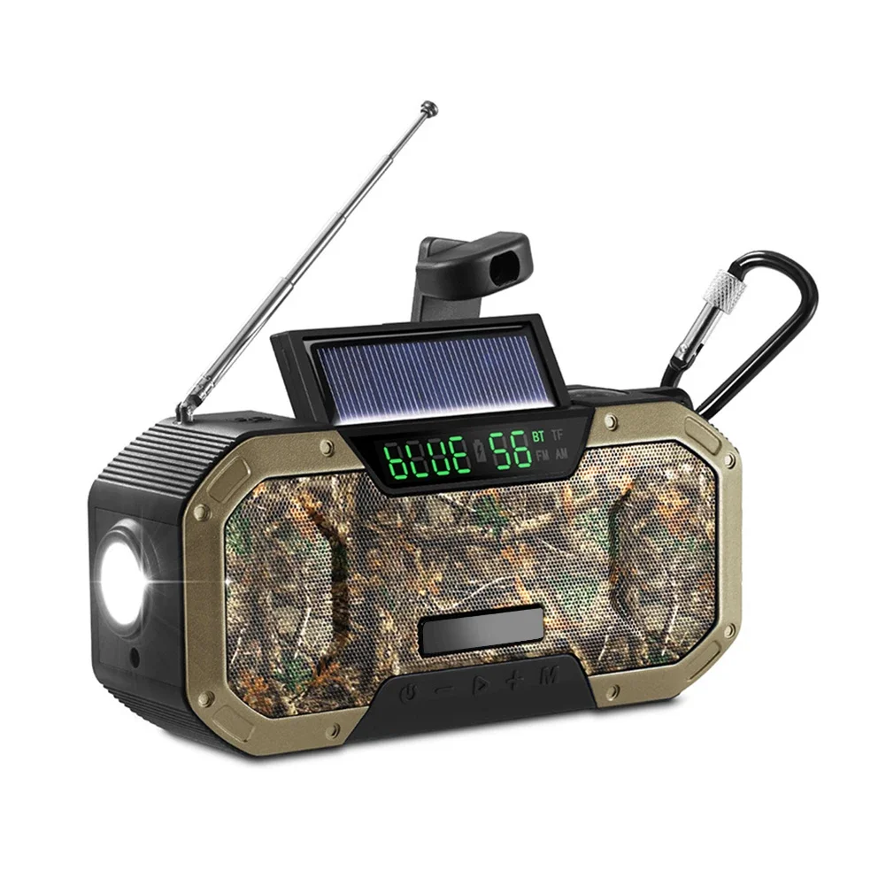 Powerful Emergency Radio With Hand Crank For Off Grid Power On The Go