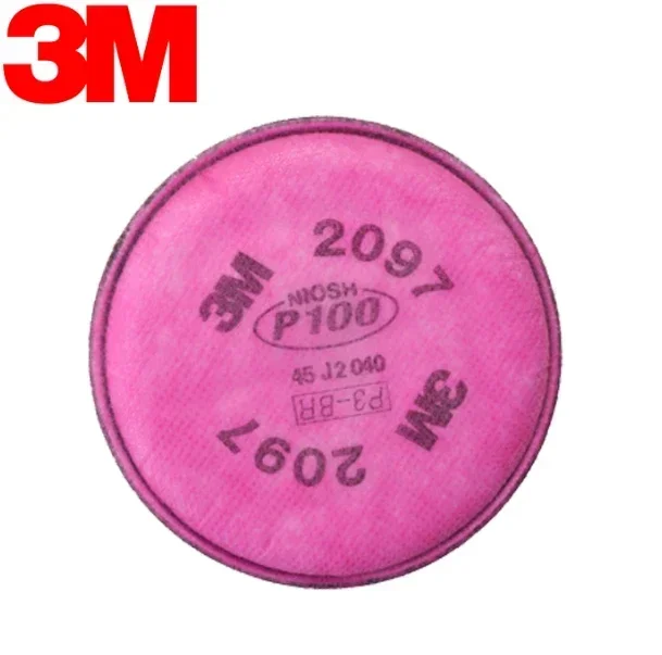 Paquet de 10 filtres 3M 2097 P100, protection respiratoire certifiée P100