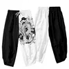 Japanese Kimono Pants Women Men Samurai Dragon Print Harem Pants Loose Elastic Waist Chinese Style Cosplay Trousers 1