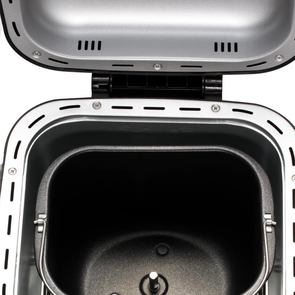 600W Home Bread Machine with Clear LCD Display Efficient and Time-saving Large Glass Viewing Window non stick pan 4