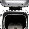 600W Home Bread Machine with Clear LCD Display Efficient and Time-saving Large Glass Viewing Window non stick pan 4