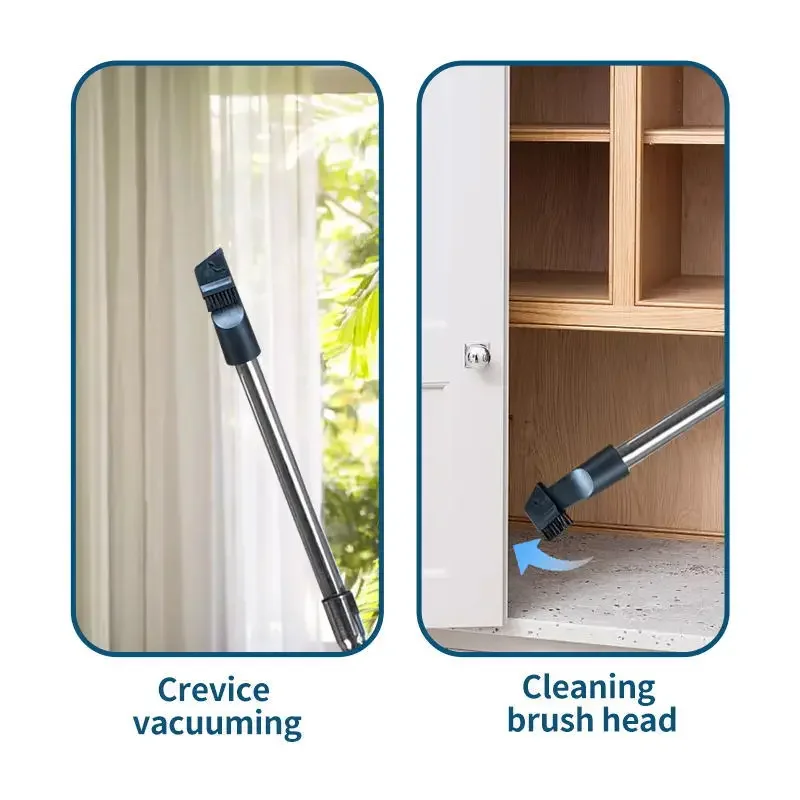 Houselin 2800W Bag Can Vacuum Cleaner, Corded Vacuum Cleaner, 1.5 Litre Capacity, Wet & Dry, Aluminium Telescopic Pole 3