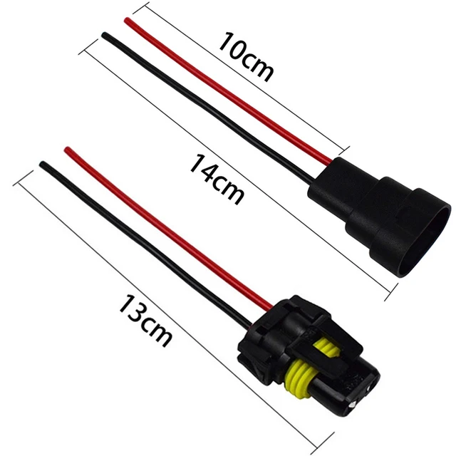 Adattatore Prolunga Cablaggio TOMALL 9005 HB3 9006 HB4 - 12cm, 12V-24V, Maschio/Femmina - Foto 8