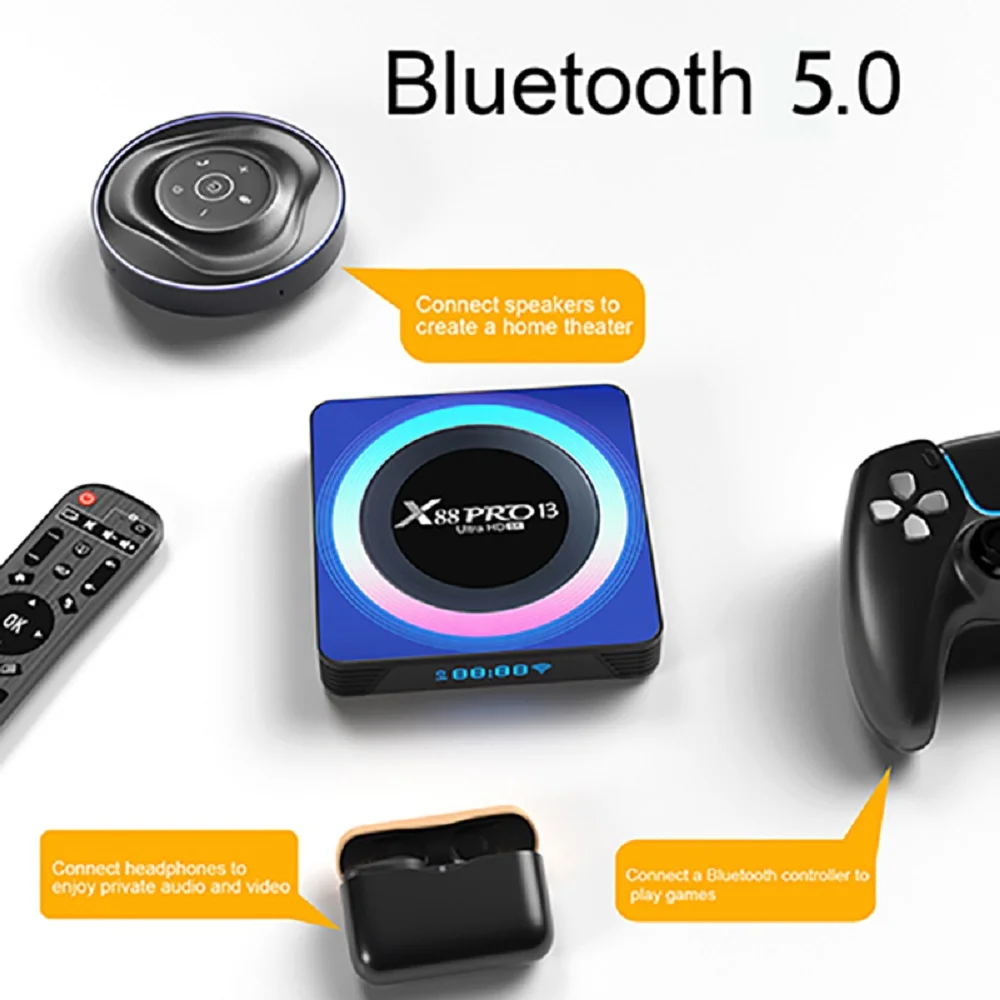 Original X88 Pro 13 Smart Tv Box Android 13 RK3528 Google Sprach Assistant Support 8K HD Wifi6 Bluetooth 5.0 Media Player Box
