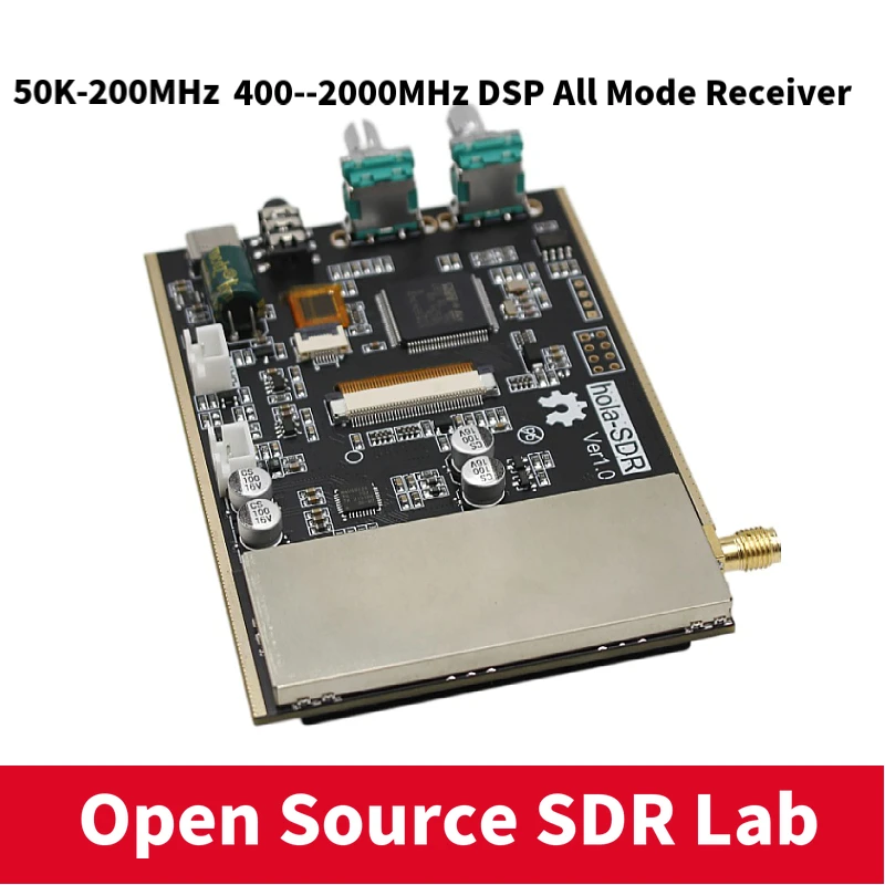 Malahit Ʈ ߿ DSP īƮ ű, SDR , 3.5 ġ LCD  ̽, 4 ̾ PCB CW ڵ, V1.10a, 50Khz-2GHz