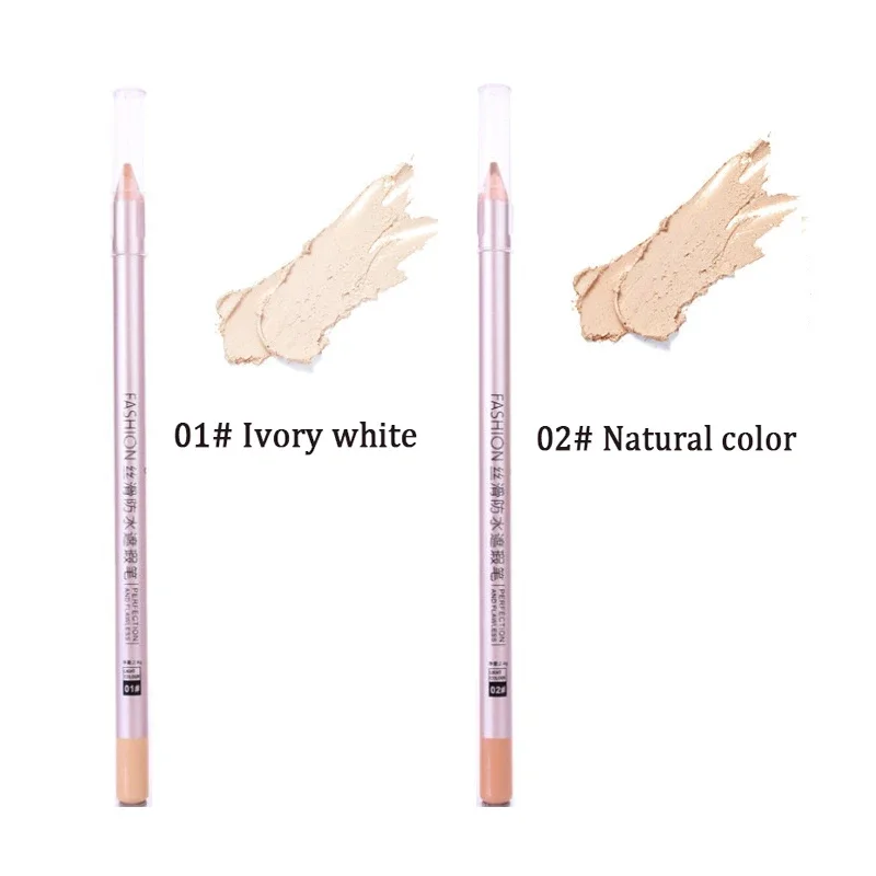 3D Concealer Pencil Covers Acne Spots Dark Circles Wooden Rod Natural Contour Cosmetic Face Makeup Brighten Pen Covers Tools 4