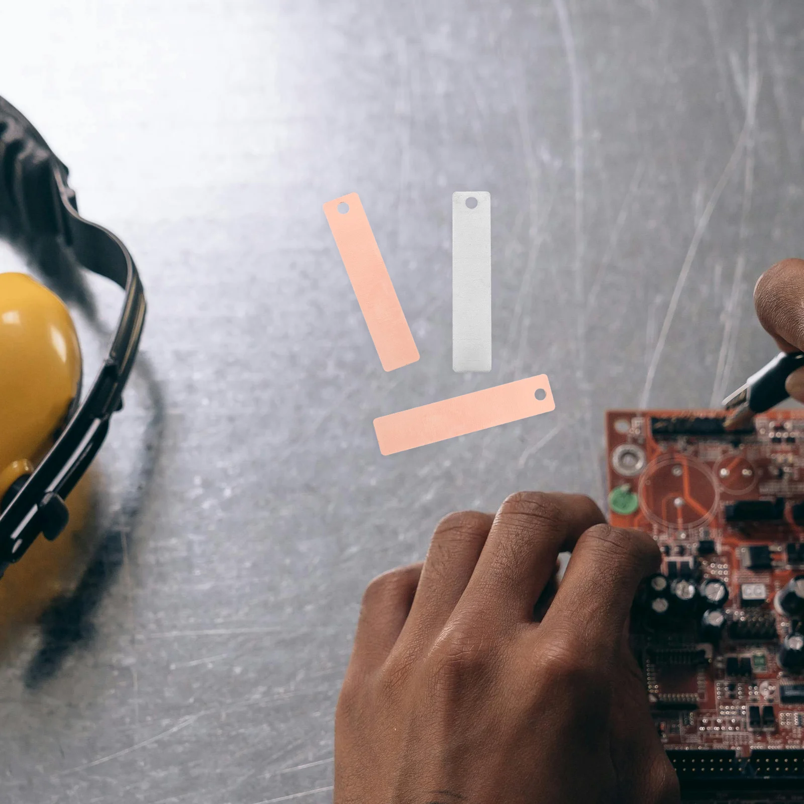 1 세트 구리 시트 아연 장난감 재료 양극 플레이트 과학 실험 전극 스트립 DIY 과일 재료 실습