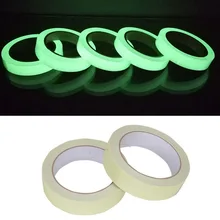 

1.5cm*3m Luminous Fluorescent Night Self-adhesive Glow In The Dark Sticker Tape Safety Security Home Decoration Warning Tape