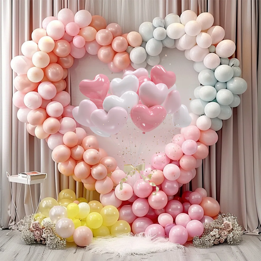 Heart Balloon Arch Kit Holder Balloon Circle Wreath Stand Support Wedding Birthday Party Decoration Home DIY Baby Shower