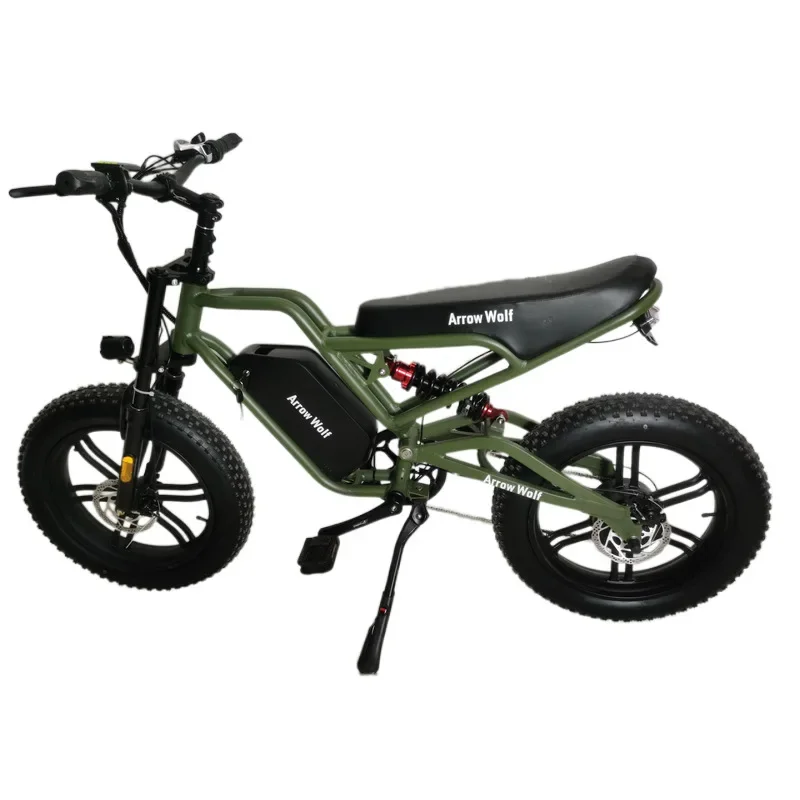 Snow off-road electric moped Off-road snow electric bicycle Snow bicycle trailer bracket