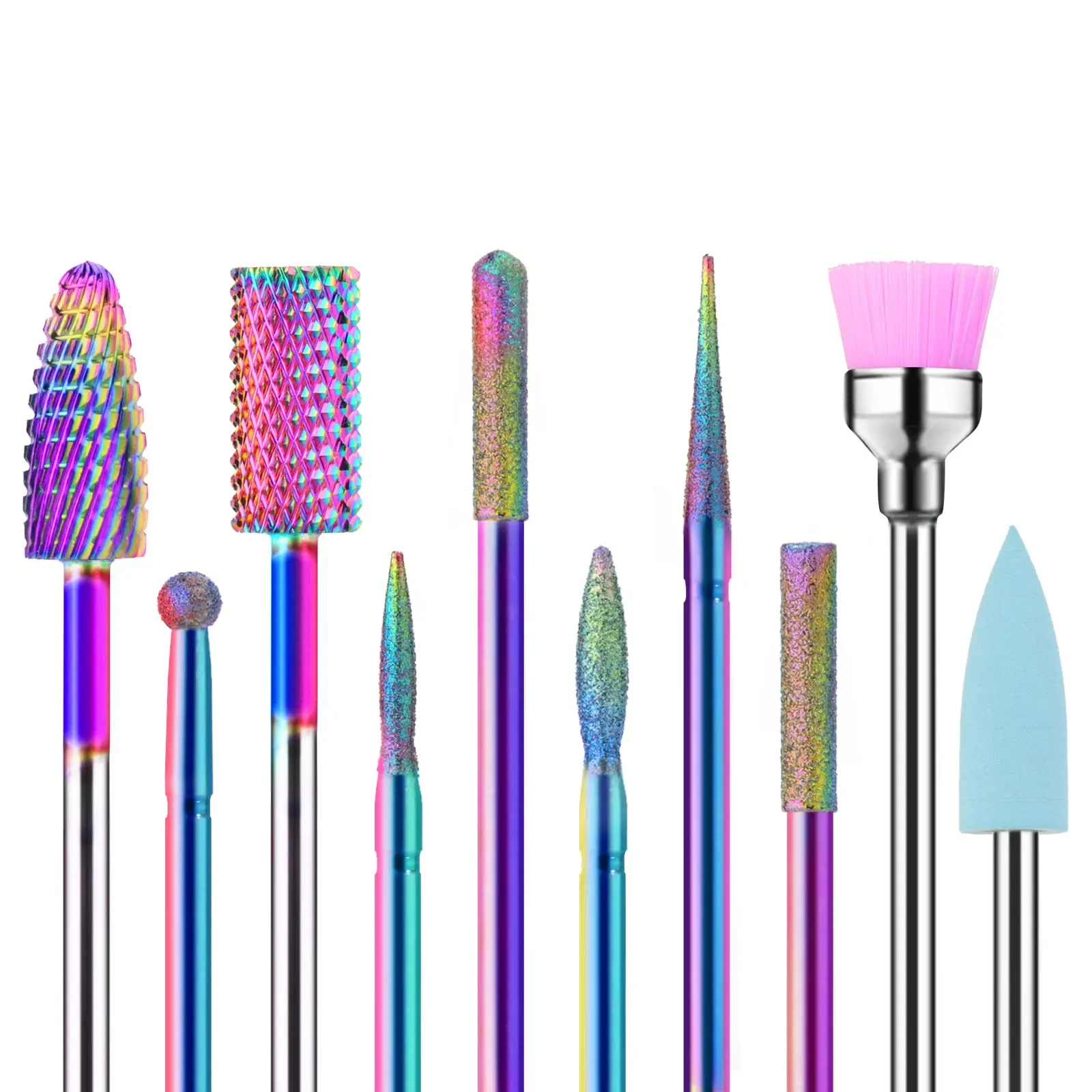 Pack Of 10 Nail Cutter Gel Nails Accessories, Cutter Set Nails Bit For