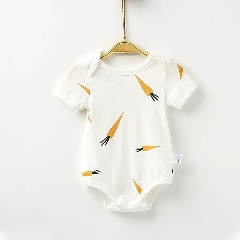 Summer Baby Rompers Baby Boys Girls Bodysuit Breathable Mesh Short