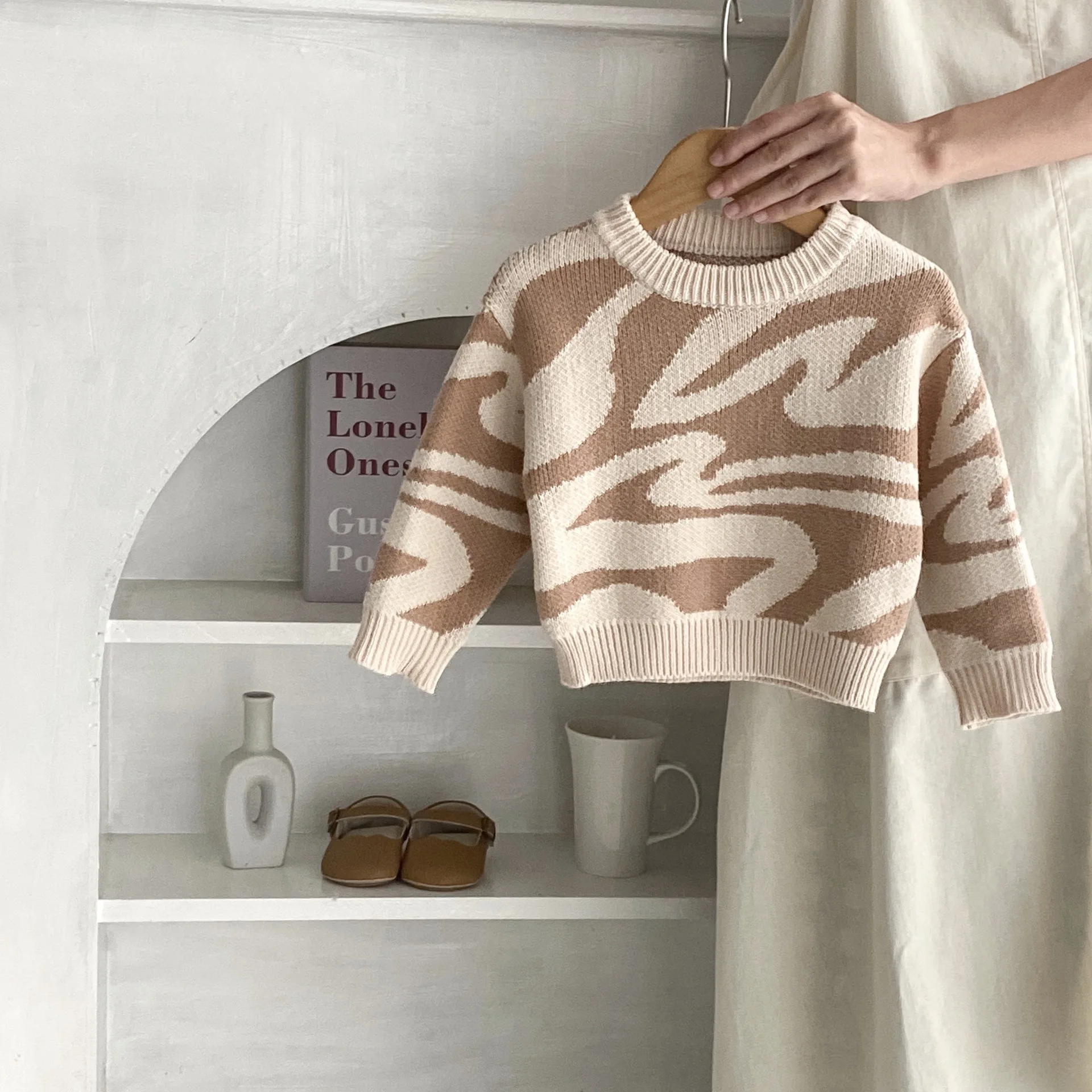 Baby Knitted Sweater Autumn Boy's Sweater Coat 0-3Year Kid's Pullover Tops knit sweater