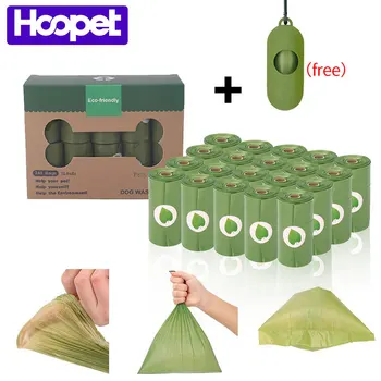 HOOPET 개 똥 쓰레기 디스펜서, 야외 가정용 클린 박스 쓰레기 봉투, 애완 동물 가죽 끈, 똥 가방 픽업 도구, 애완 동물 액세서리