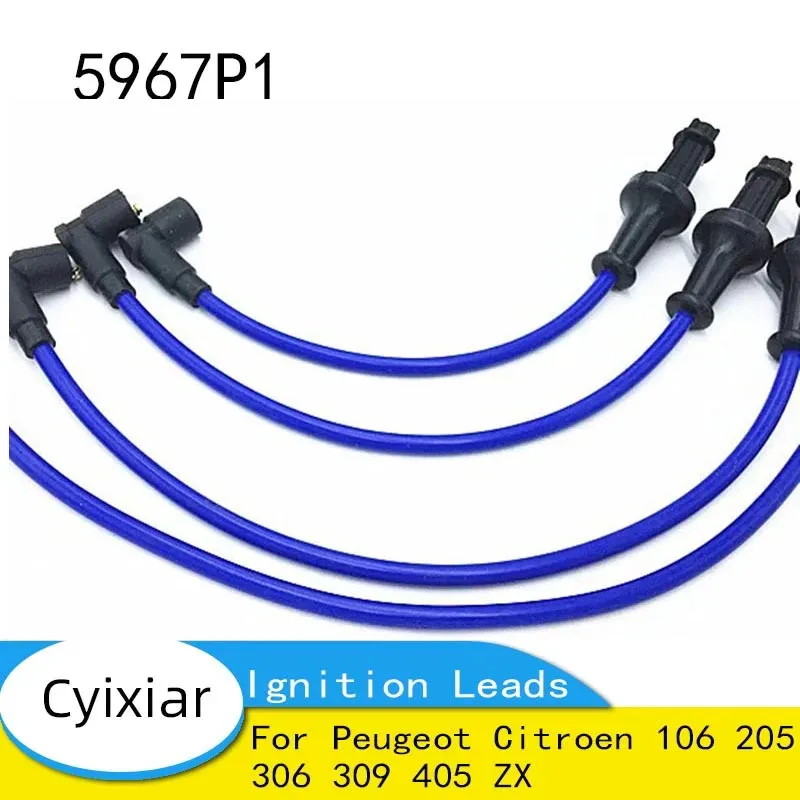 5967P1 Cabos de ignição para Peugeot Citroen 106 205 306 309 405
