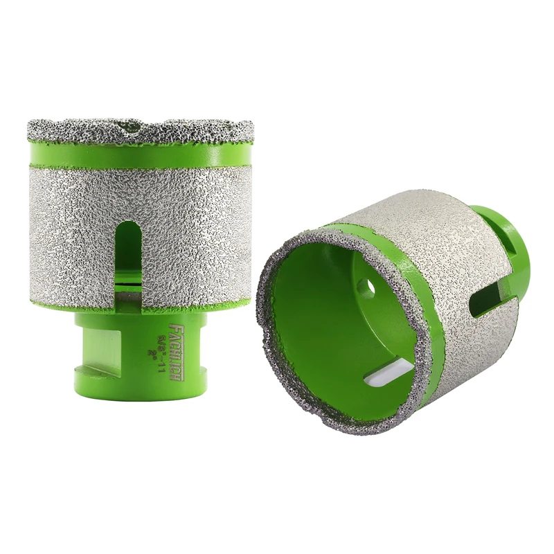 

FACHLICH Dia50mm Diamond Finger Bits 5/8"-11 Milling Drilling Core Bits Porcelain Tile Quartz Marble Artificial Stone Saw