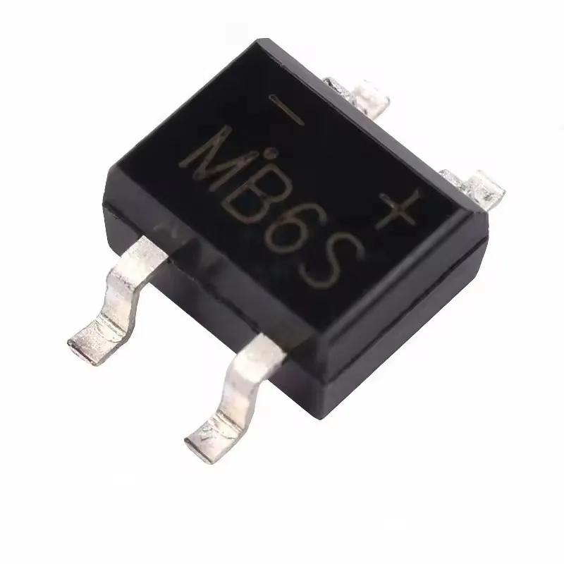20PCS MB6S 600V 0.5A SOP-4 SMD Rectifier Diode Bridge mb6s